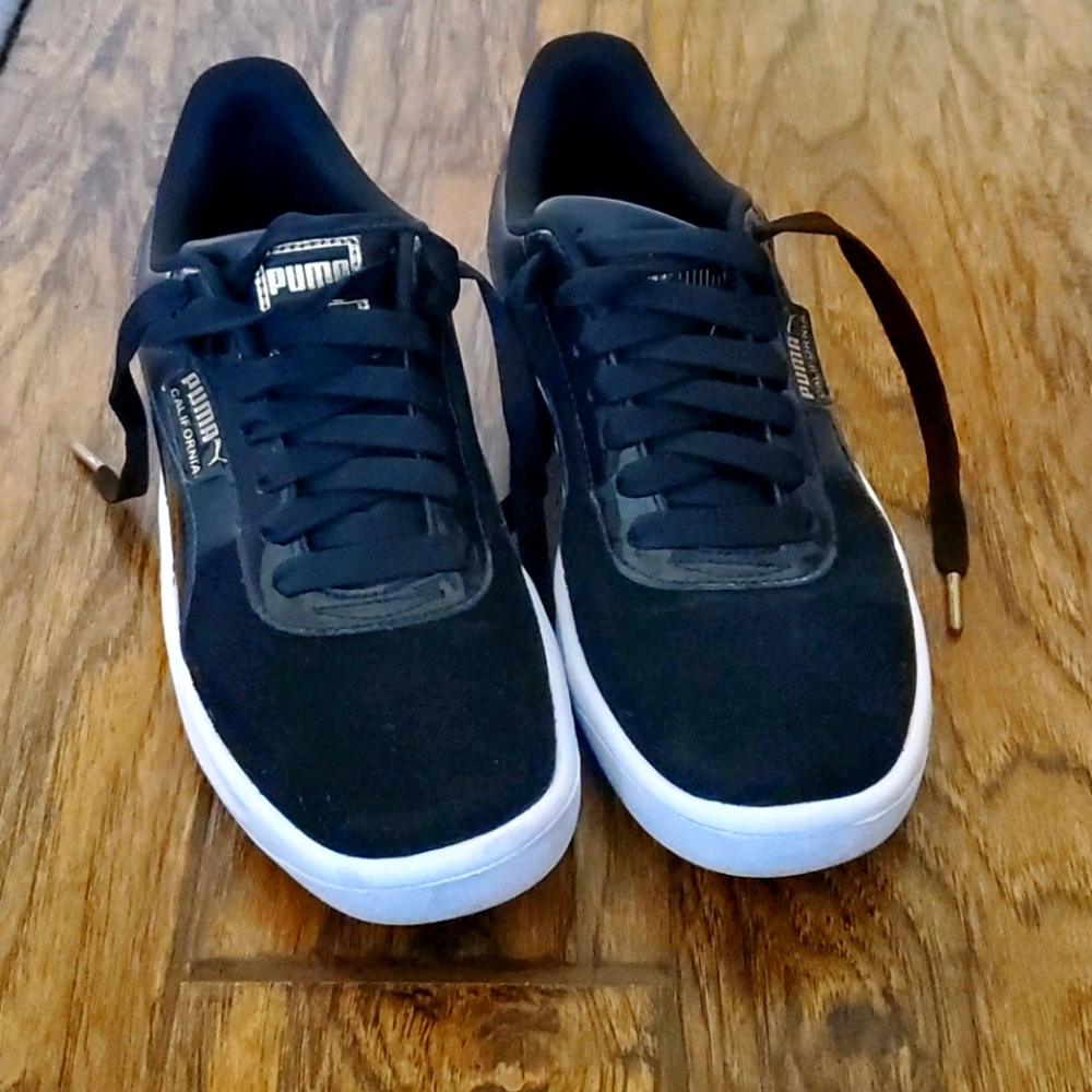 Mens leather and suede Puma